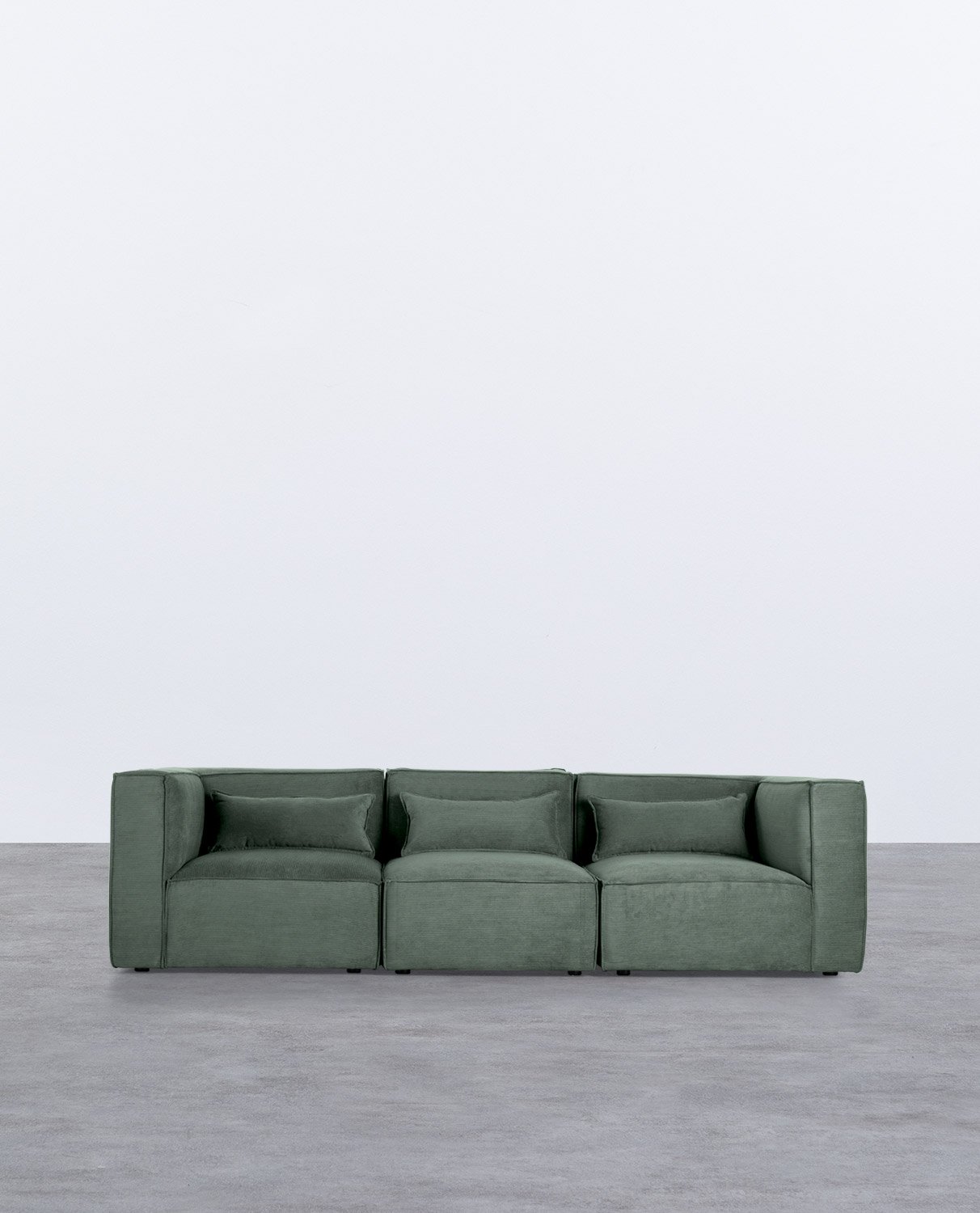 Modulares Sofa 3-Teilig mit 2 Ecksofas aus Kord Kilhe