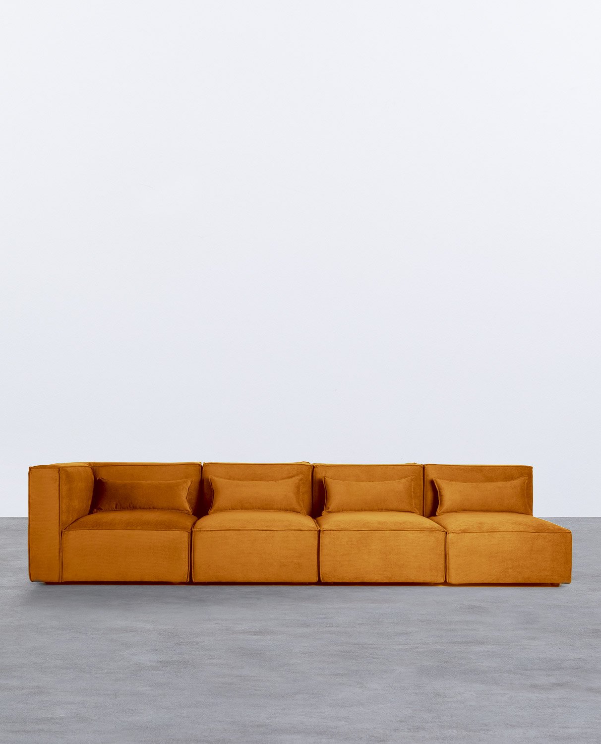 Modulares Sofa 4-Teilig mit 3 Sesseln aus Kord Kilhe