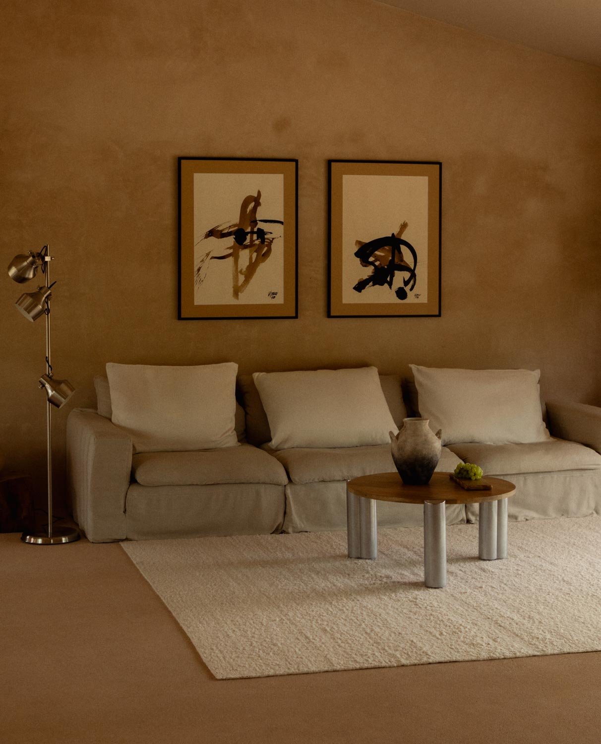 Runder Couchtisch mit Mangoholzplatte (Ø85 cm) Ethel, Galeriebild 2