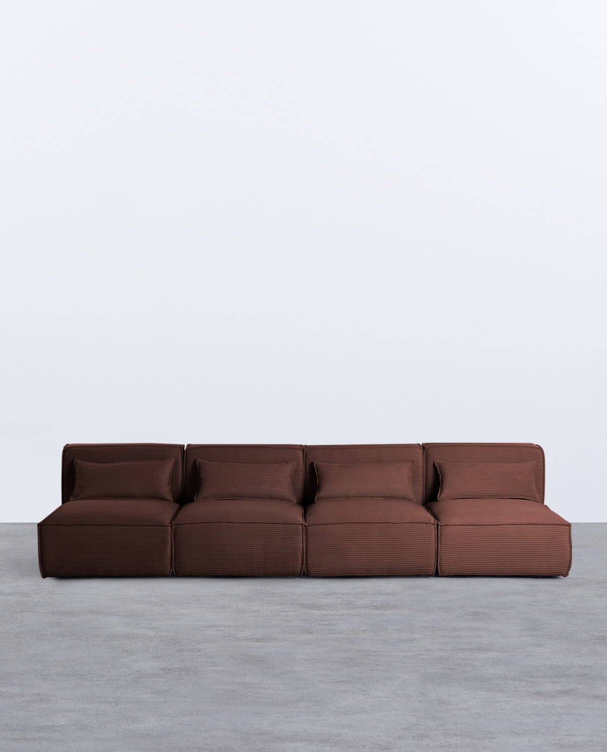 4 Stück Modulares Sofa aus Dickem Kord Kilhe