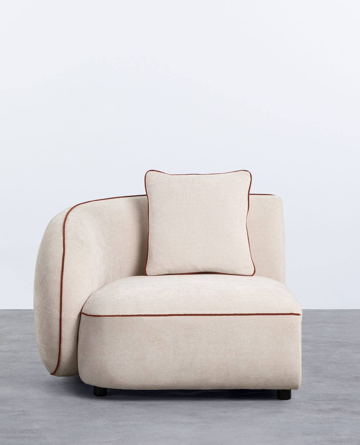 Linkes Stoff-Ecksesselmodul für Ilham-Sofa