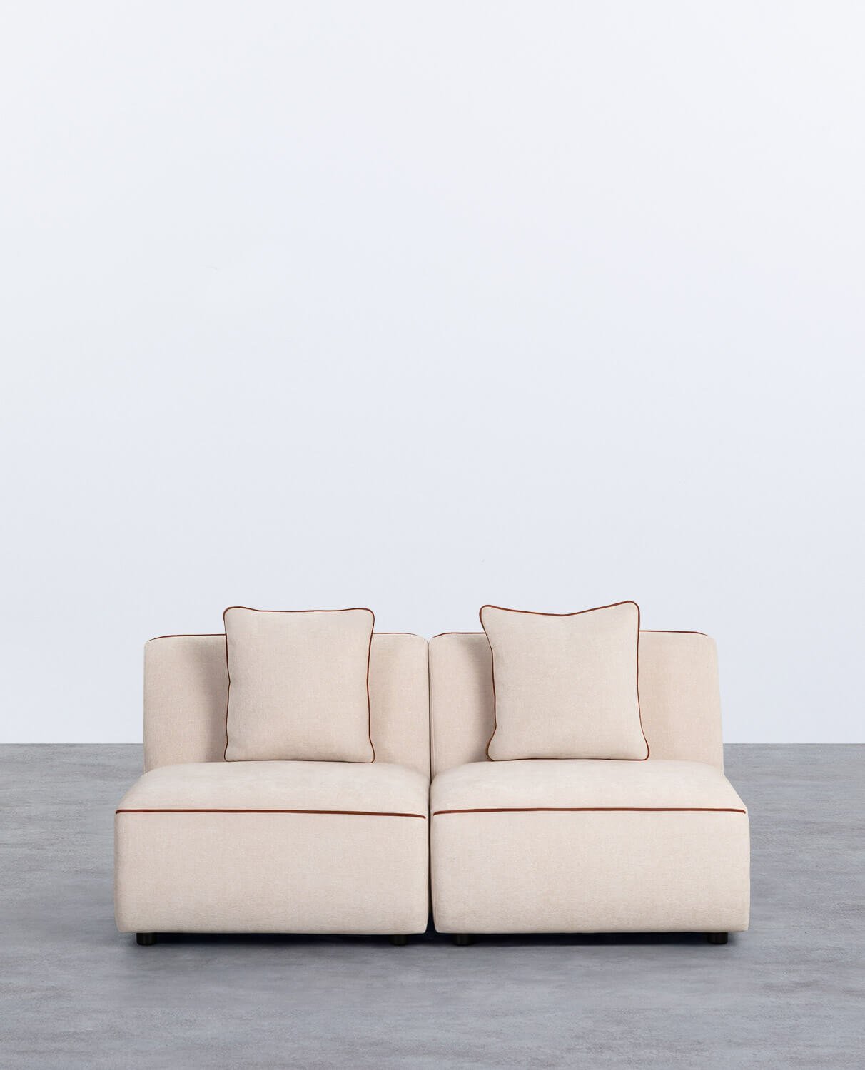 2-Teiliges Modulares Sofa Ilham Stoffsessel 