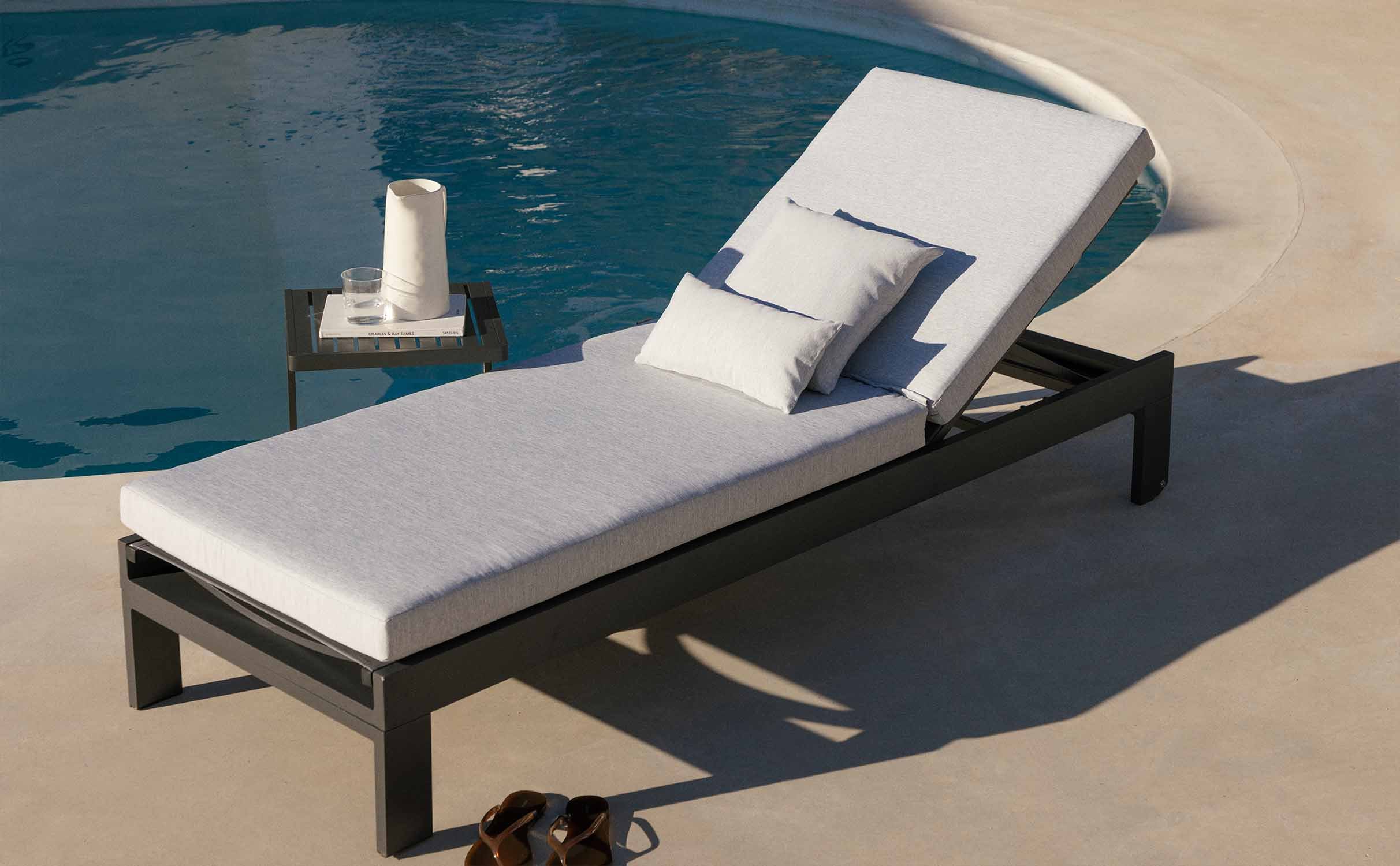 Liegestuhl mit 3 Kissen New Kreta, Galeriebild 1