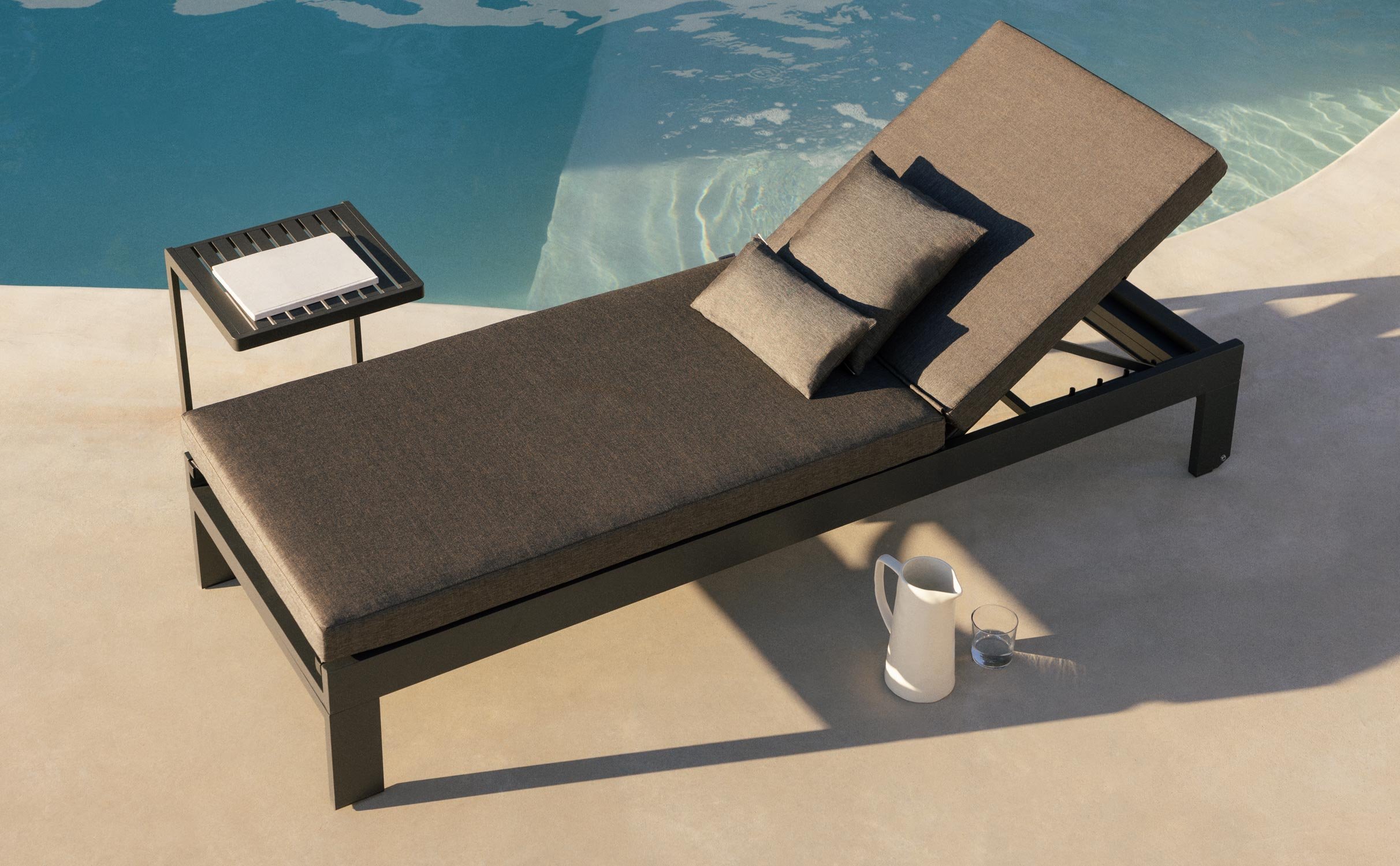Liegestuhl mit 3 Kissen New Kreta, Galeriebild 1