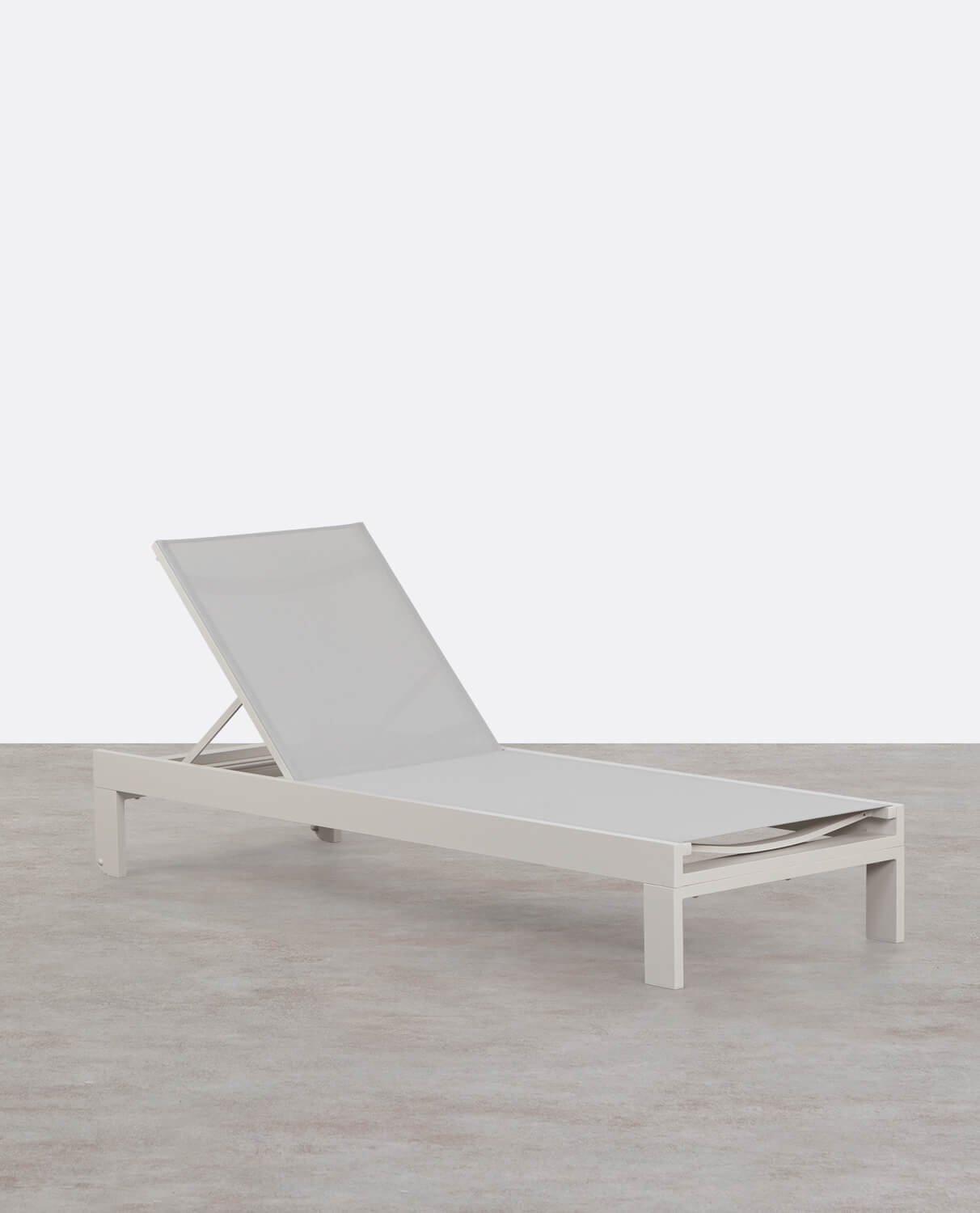 2er-Pack Liegestühle aus Aluminium und Stoff New Kreta, Galeriebild 1
