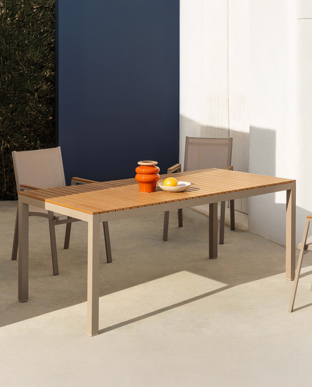 Rechteckiger Aluminium Tisch für draußen (180x90 cm) Korce, Galeriebild 2