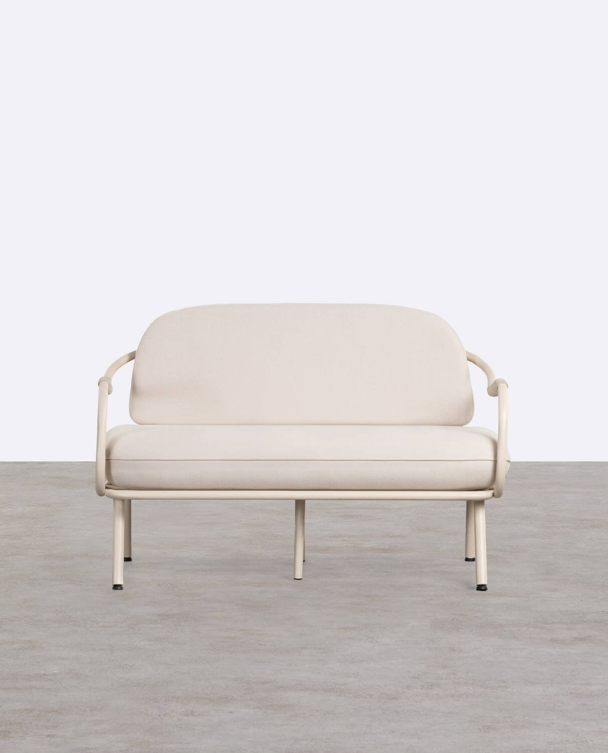 Xoan 2-Sitzer-Gartensofa aus Metall und Stoff, Galeriebild 1
