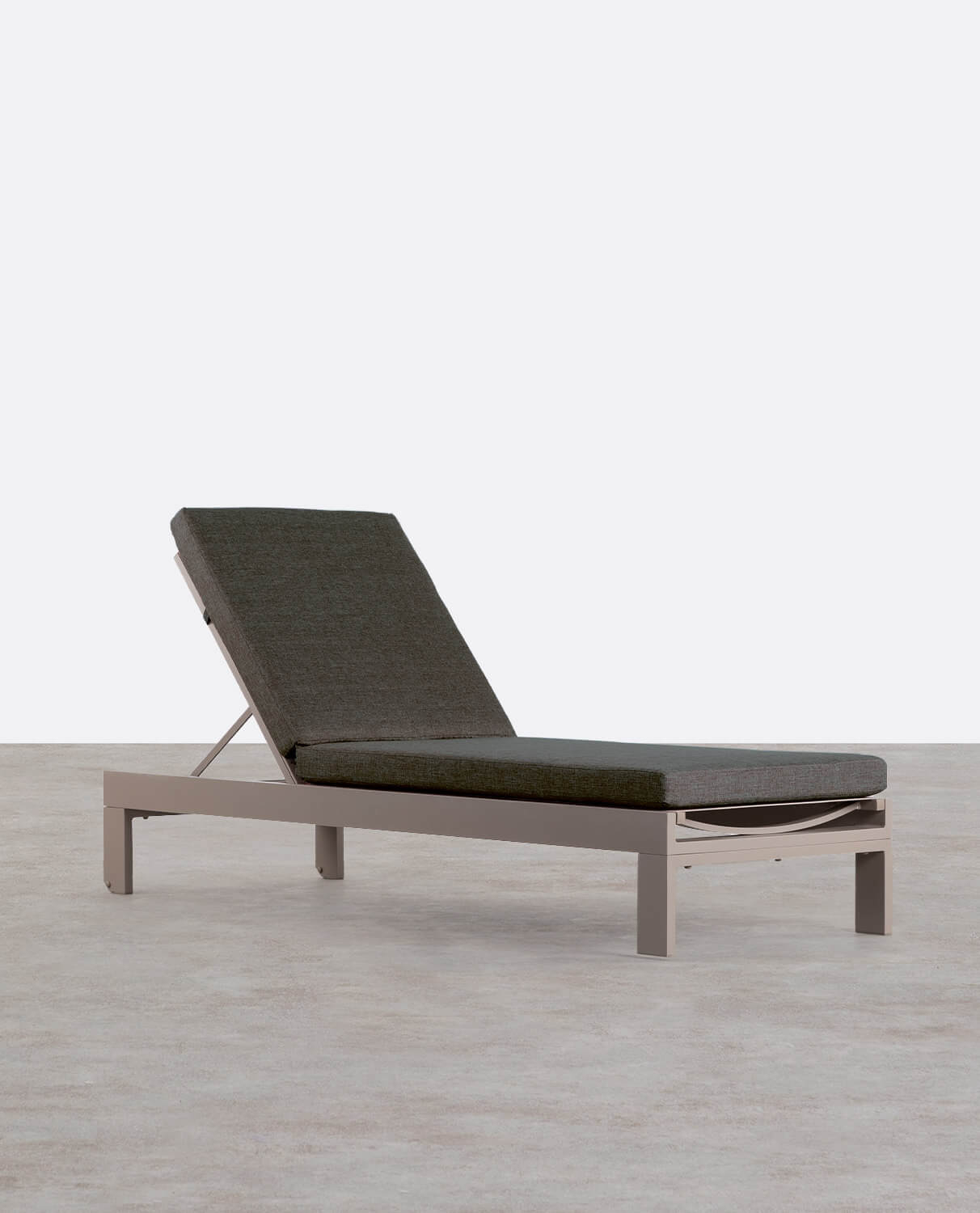 New Kreta Aluminium Liege mit Stoffkissen, Galeriebild 1