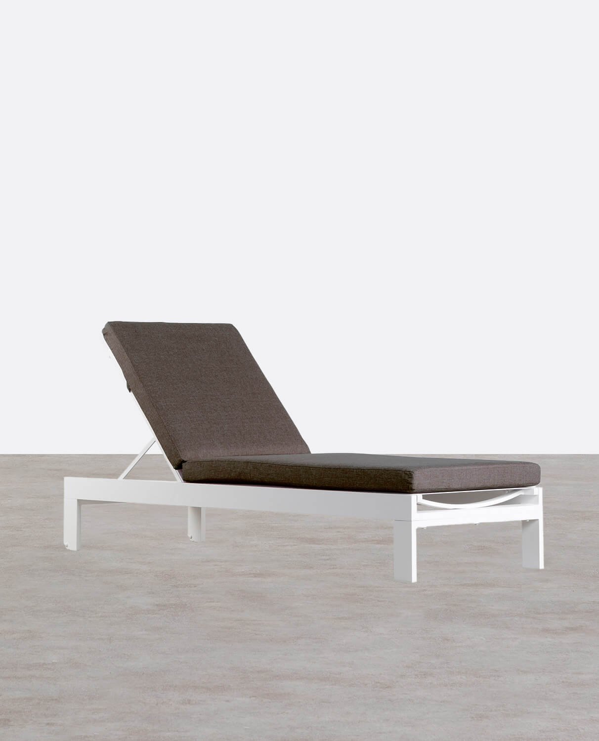 New Kreta Aluminium Liege mit Stoffkissen, Galeriebild 1