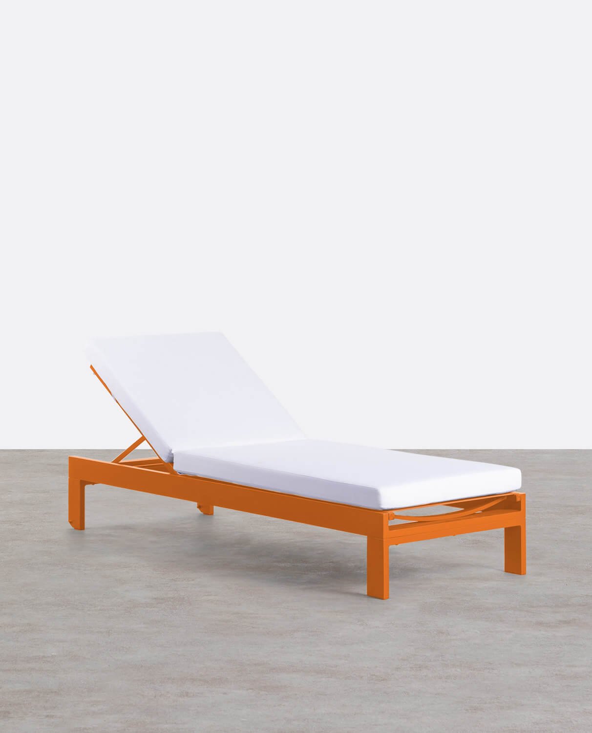 New Kreta Aluminium Liege mit Stoffkissen, Galeriebild 1