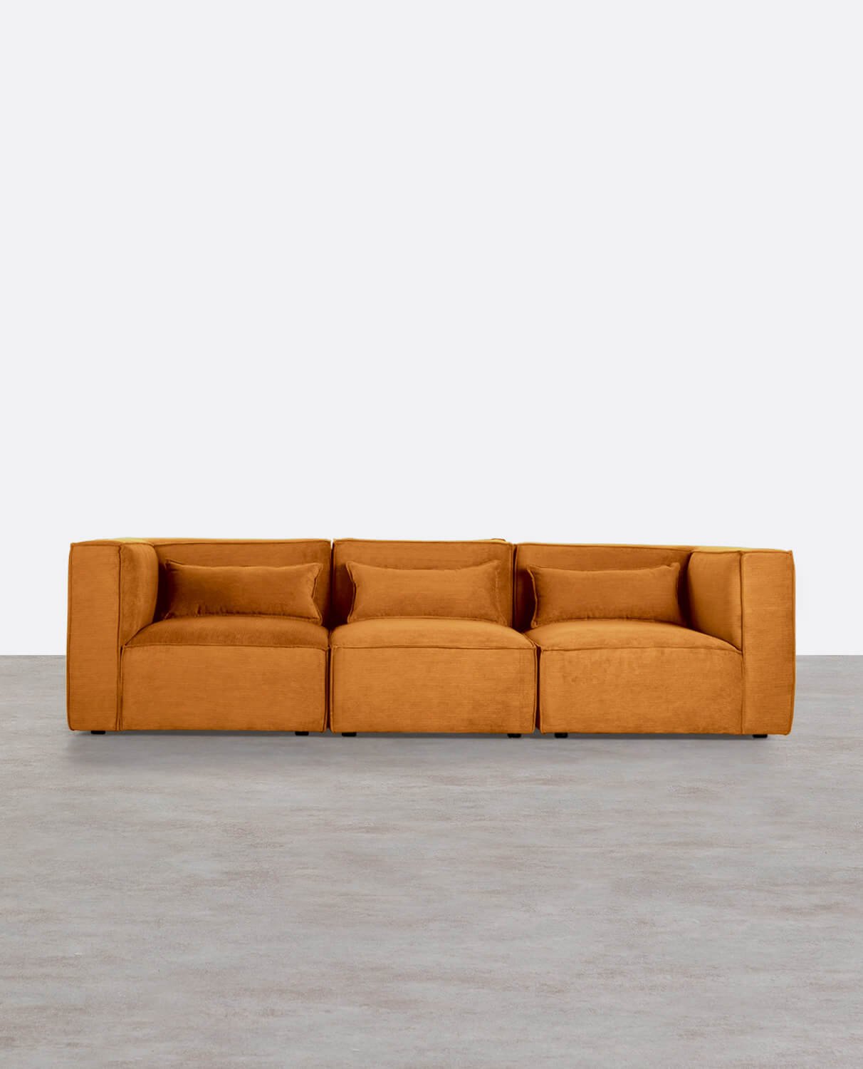 Modulares Sofa 3-Teilig mit 2 Ecksofas aus Kord Kilhe, Galeriebild 1