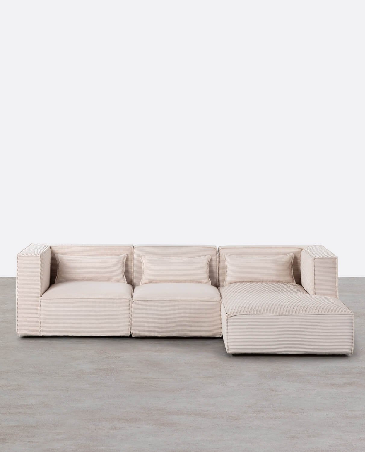Sofa Modular Chaise Longue Dicker Kord Kilhe, Galeriebild 1