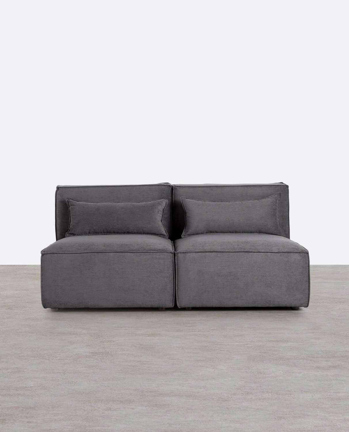 Modulares Sofa 2-Teilig aus Kord Kilhe, Galeriebild 1