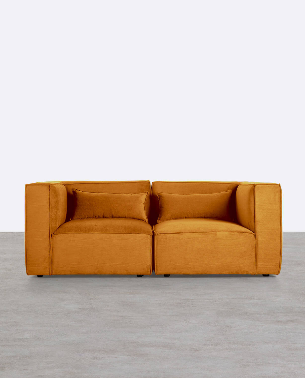 Modulares Ecksofa 2-Teilig aus Kord Kilhe, Galeriebild 1