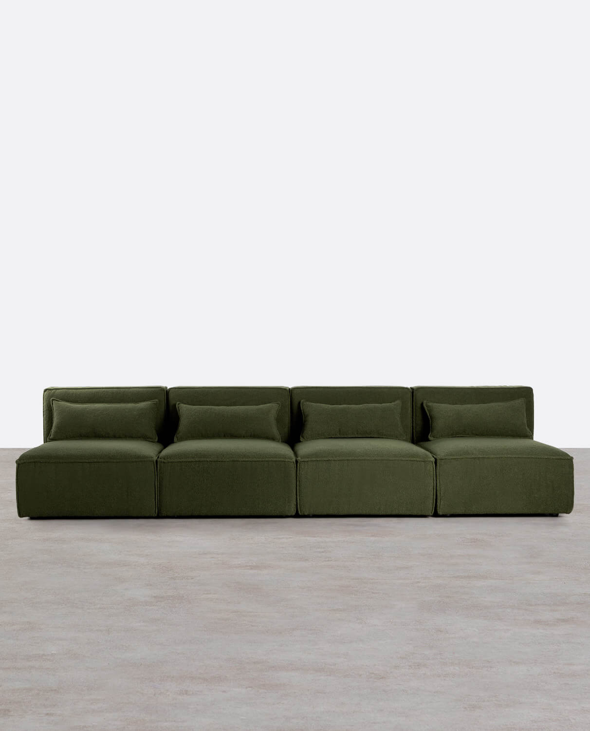 Modulares Sofa 4-Teilig aus Bouclé Stoff Kilhe, Galeriebild 1