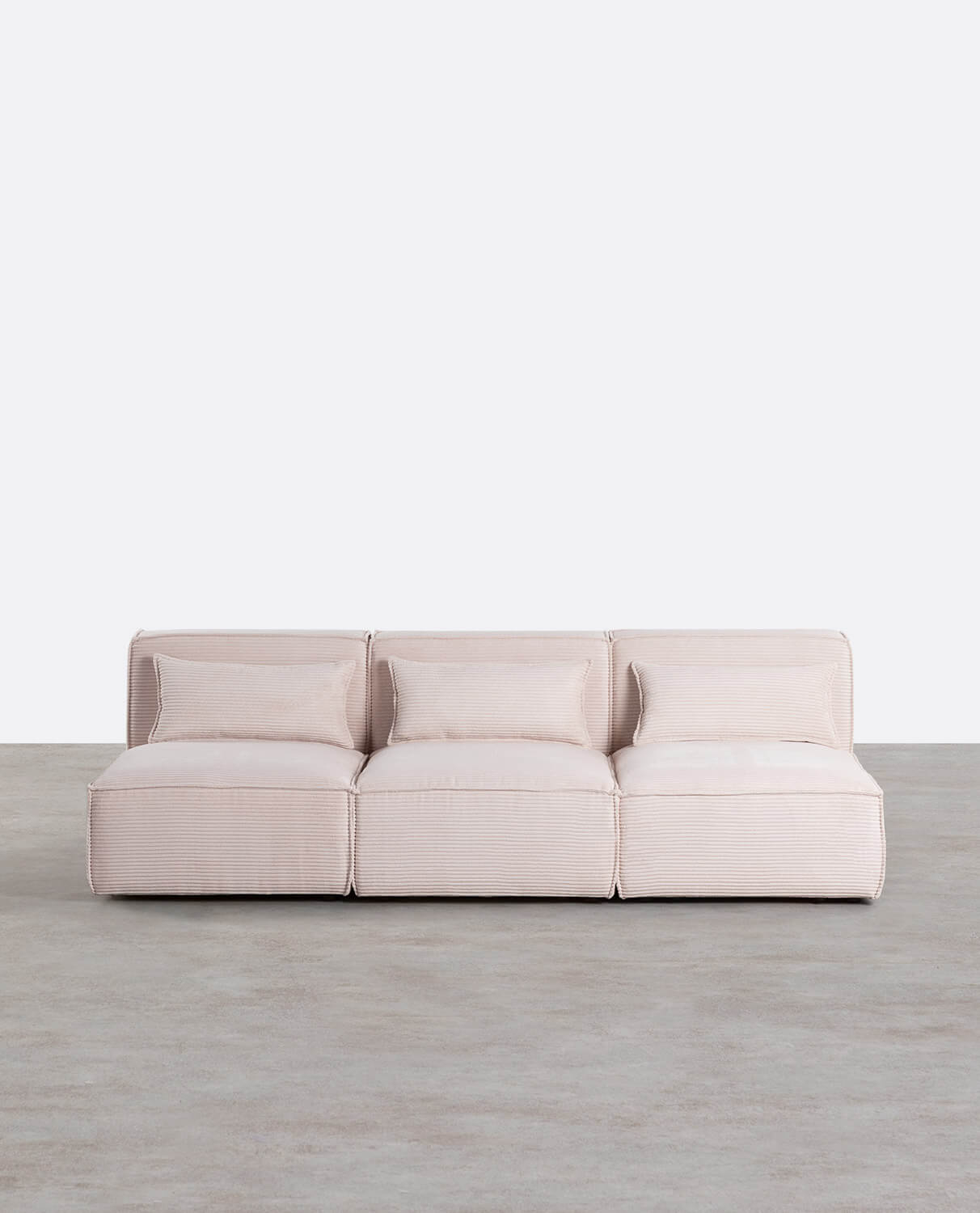 Sofa Modulares 3er-Sofa aus Dickem Kord Kilhe , Galeriebild 1