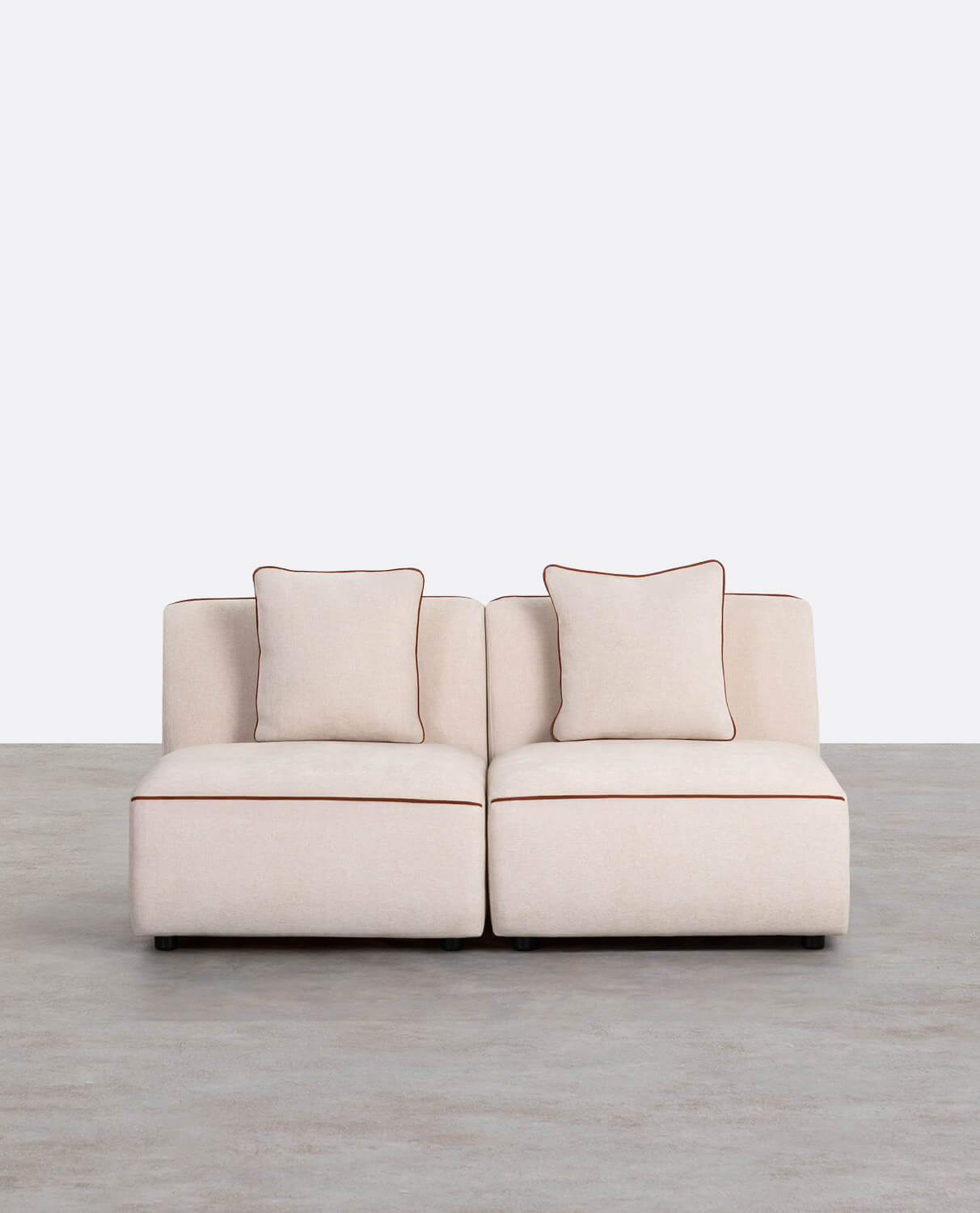 2-Teiliges Modulares Sofa Ilham Stoffsessel , Galeriebild 1