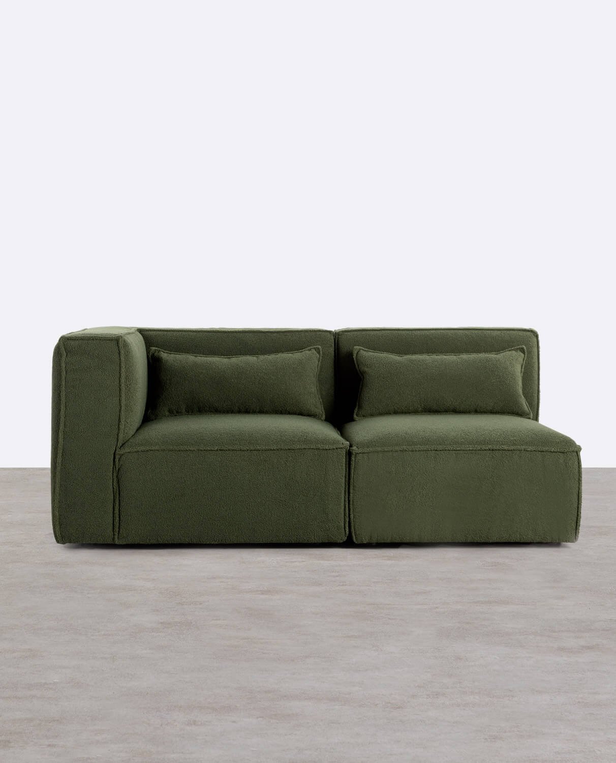 Modulares Ecksofa 2-Teilig aus Bouclé Stoff Kilhe, Galeriebild 1