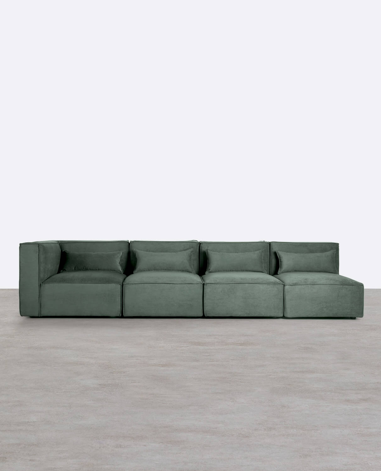 Modulares Sofa 4-Teilig mit 3 Sesseln aus Kord Kilhe, Galeriebild 1