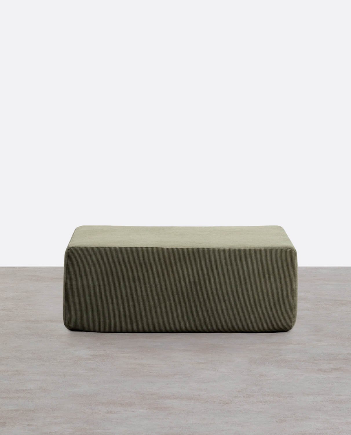 Vakuumverpackter Kordsamt-Pouf Grecia, Galeriebild 2