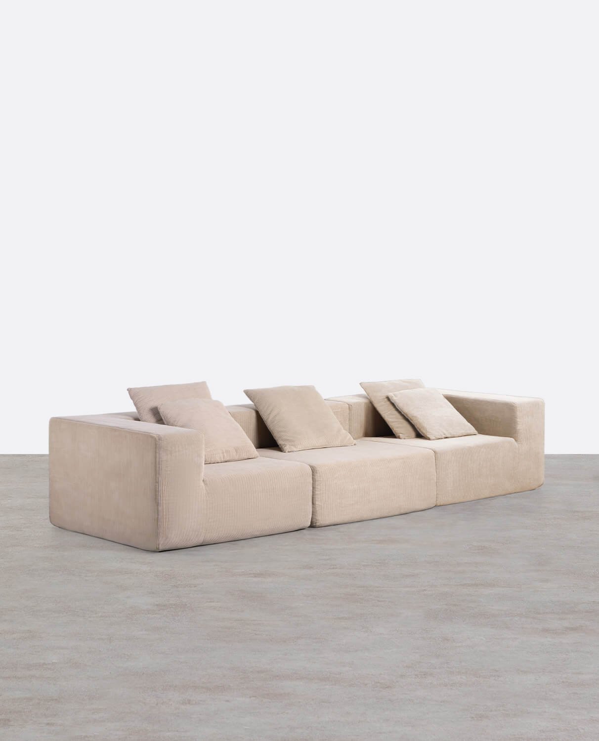 3 Stück Ecksofa mit 1 Kordsessel vakuumverpackt Grecia, Galeriebild 1
