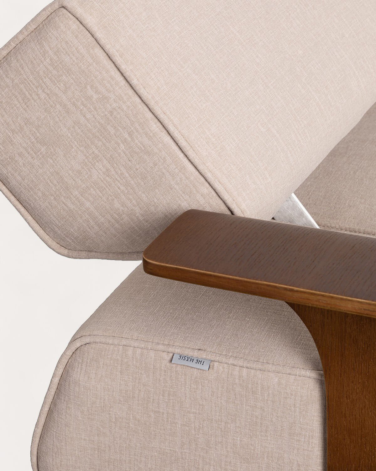 Neue 3-Sitzer-Schlafsofa 70S mit Armlehnen aus Holz und Stoff , Galeriebild 8