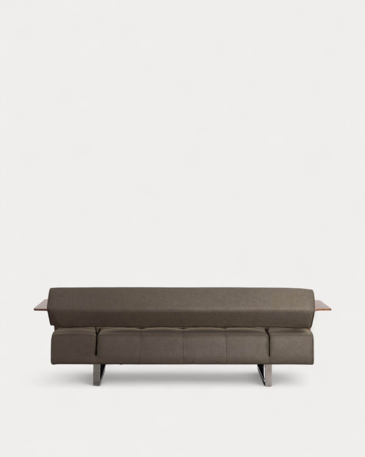 Neue 3-Sitzer-Schlafsofa 70S mit Armlehnen aus Holz und Stoff , Galeriebild 5