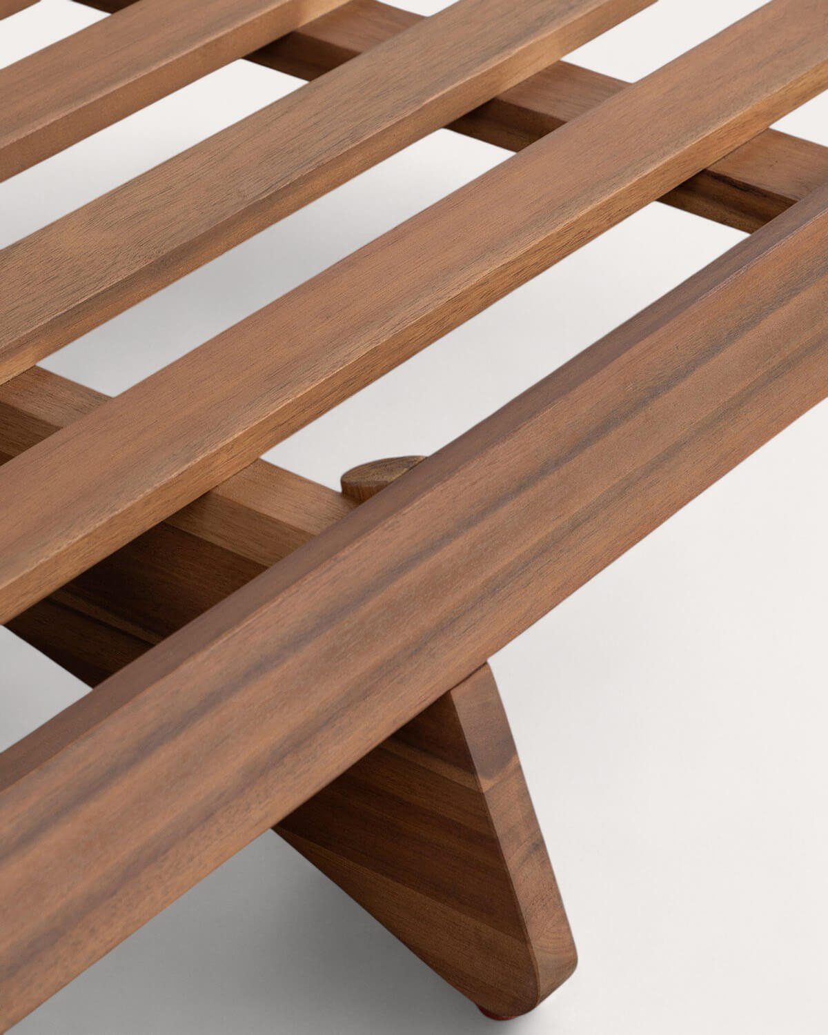 2-Sitzer-Gartensofa aus Akazienholz mit Kissen aus Lorent-Stoff, Galeriebild 9