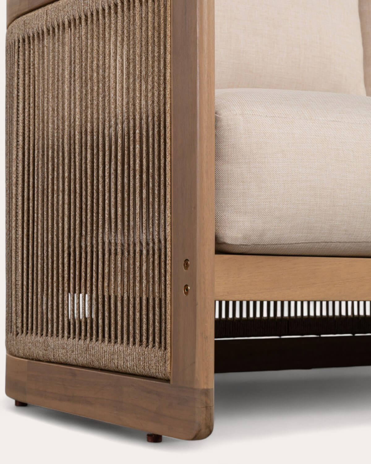 2-Sitzer-Gartensofa aus Akazienholz mit Mares-Kissen, Galeriebild 7