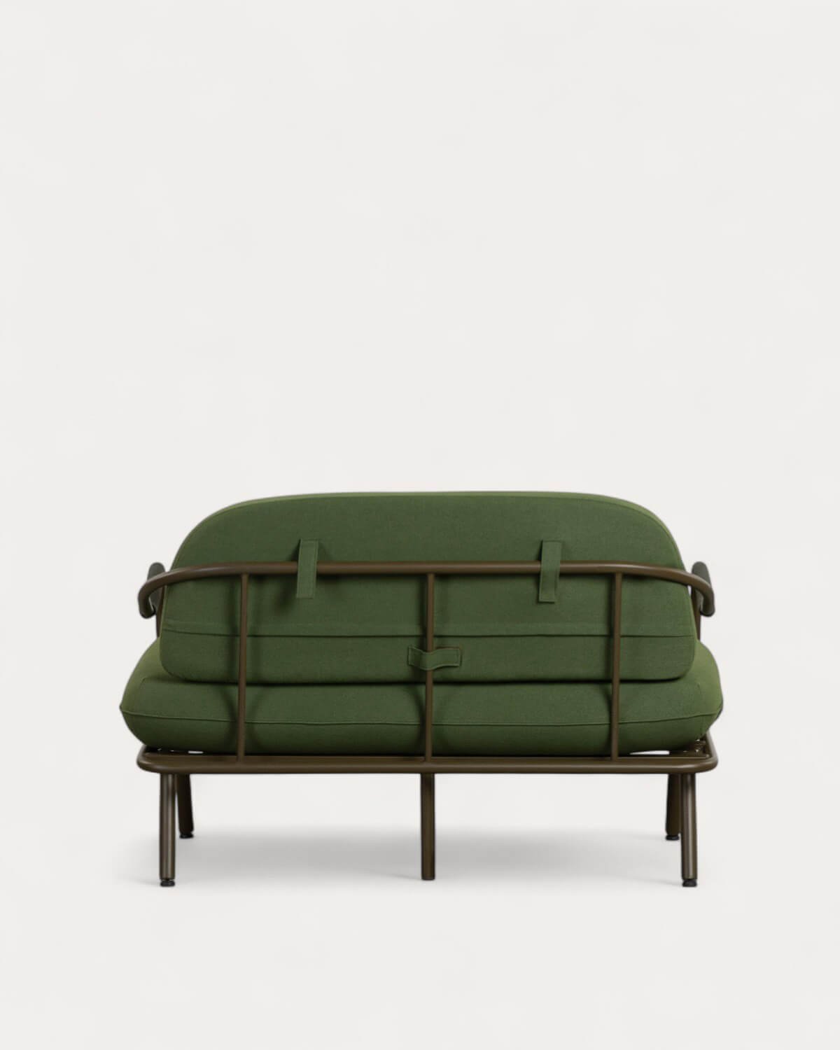 Xoan 2-Sitzer-Gartensofa aus Metall und Stoff, Galeriebild 5