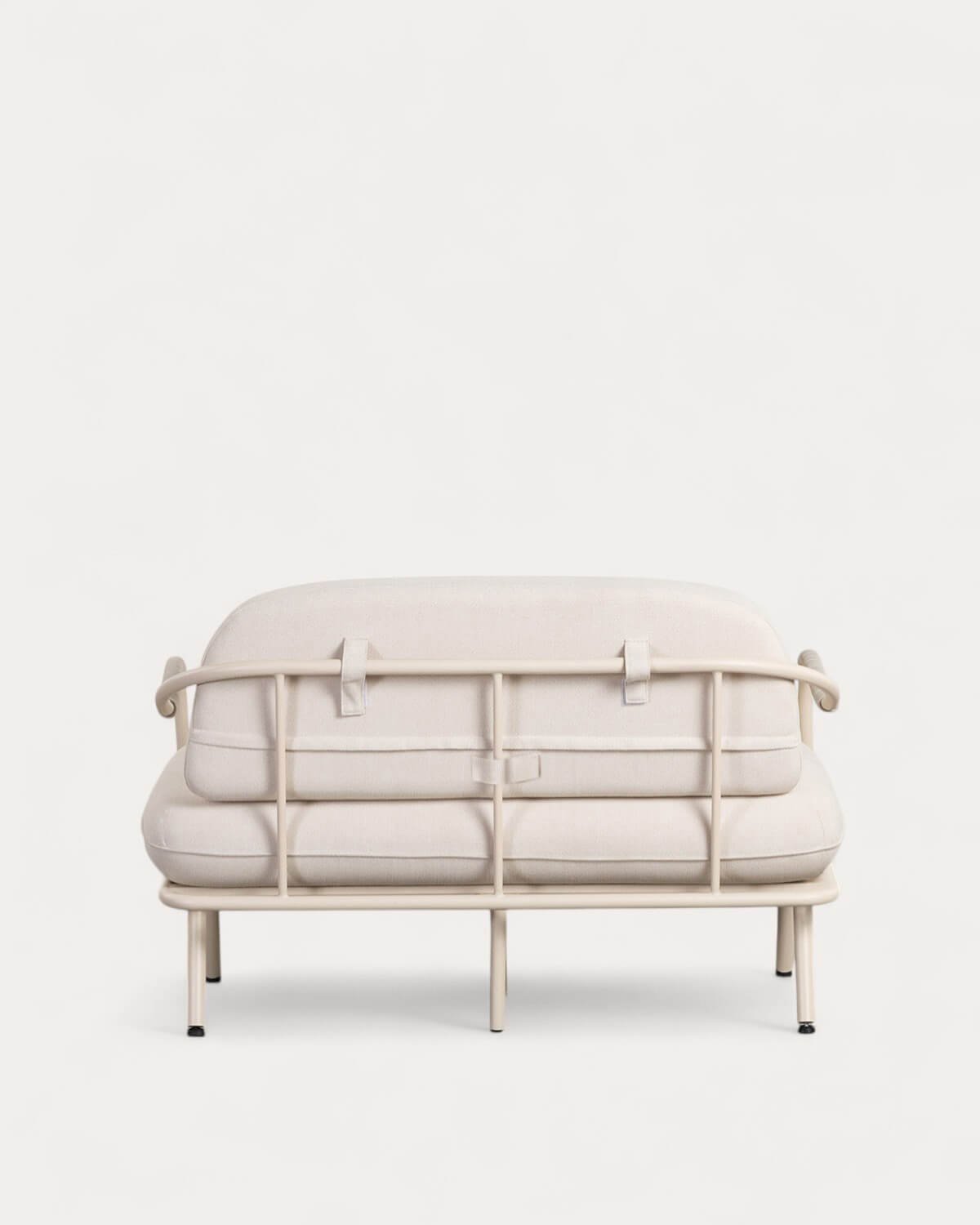 Xoan 2-Sitzer-Gartensofa aus Metall und Stoff, Galeriebild 4