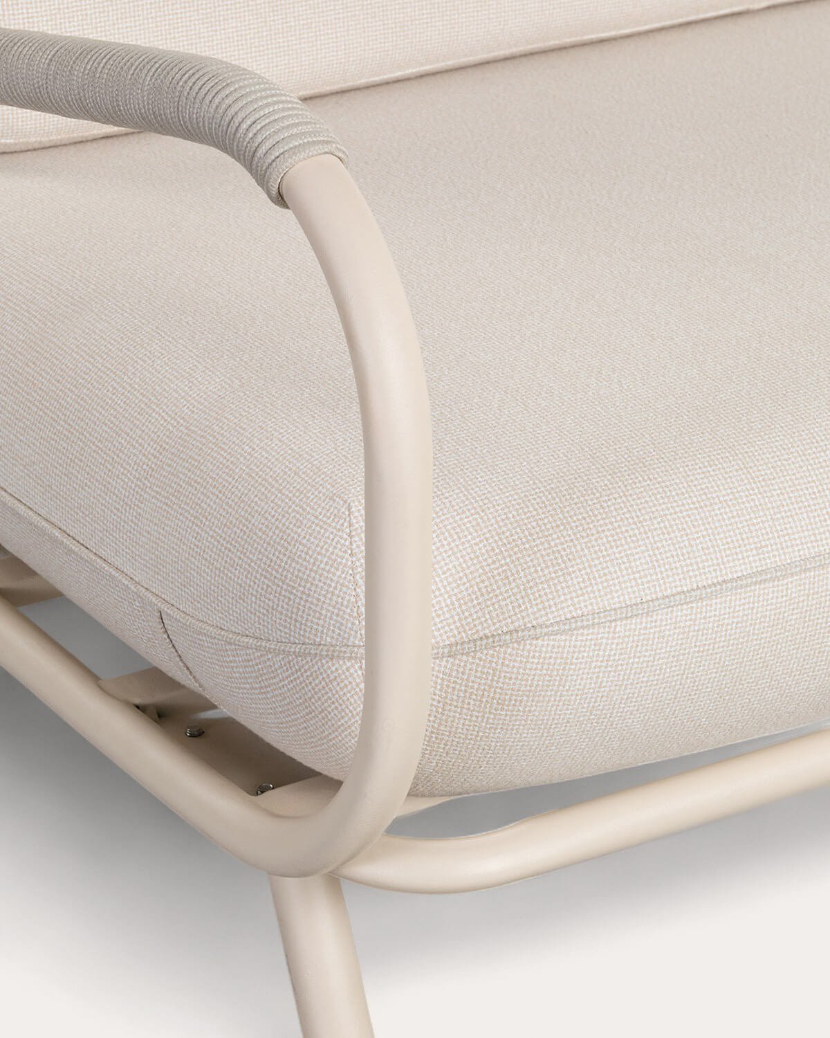 Xoan 2-Sitzer-Gartensofa aus Metall und Stoff, Galeriebild 7