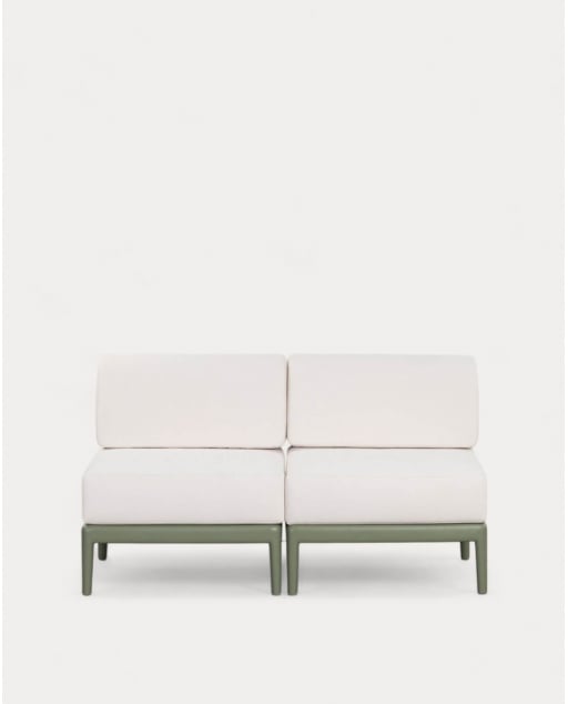 2-Sitzer-Gartensofa aus Polypropylen mit Meivy-Kissen