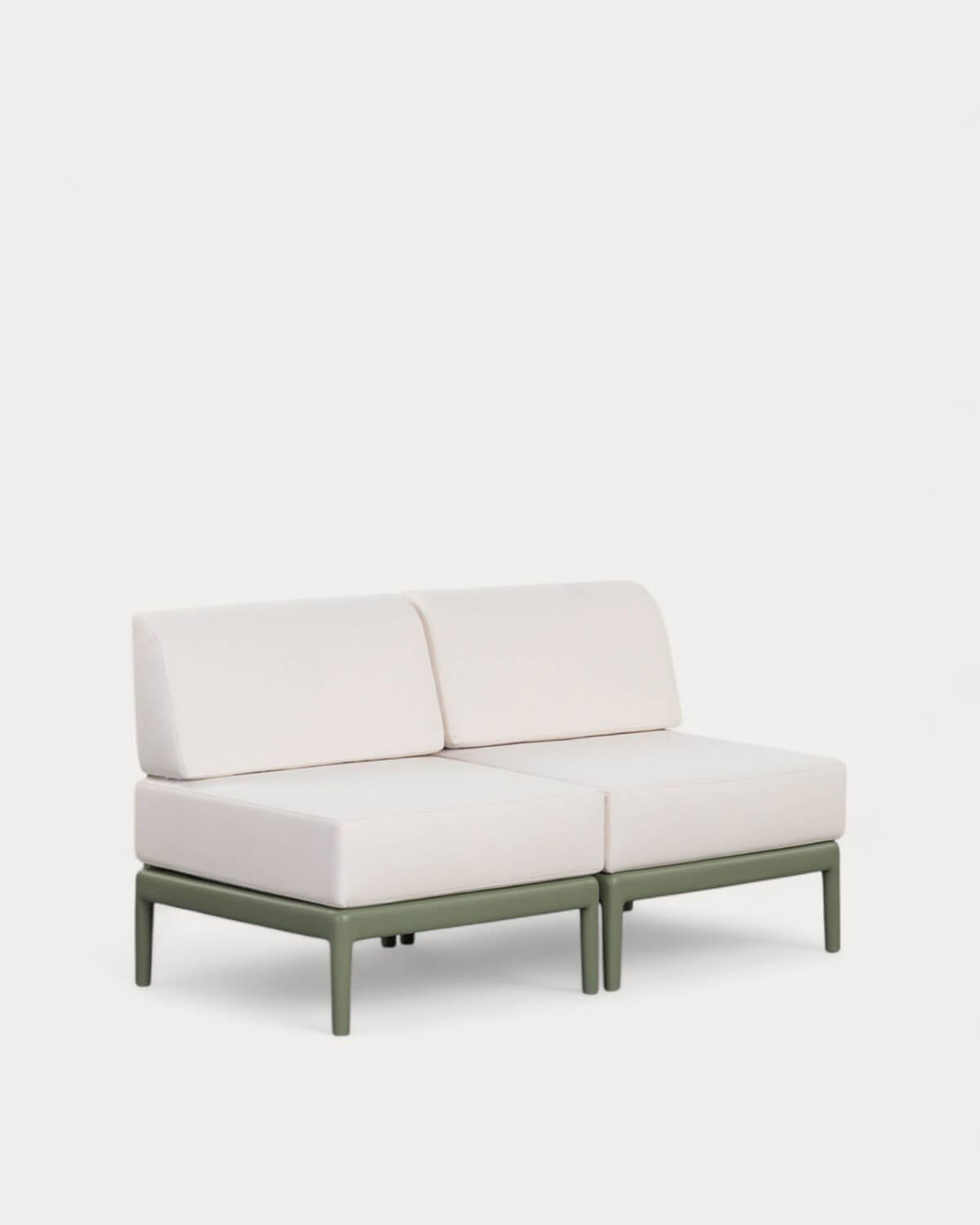 2-Sitzer-Gartensofa aus Polypropylen mit Meivy-Kissen, Galeriebild 1