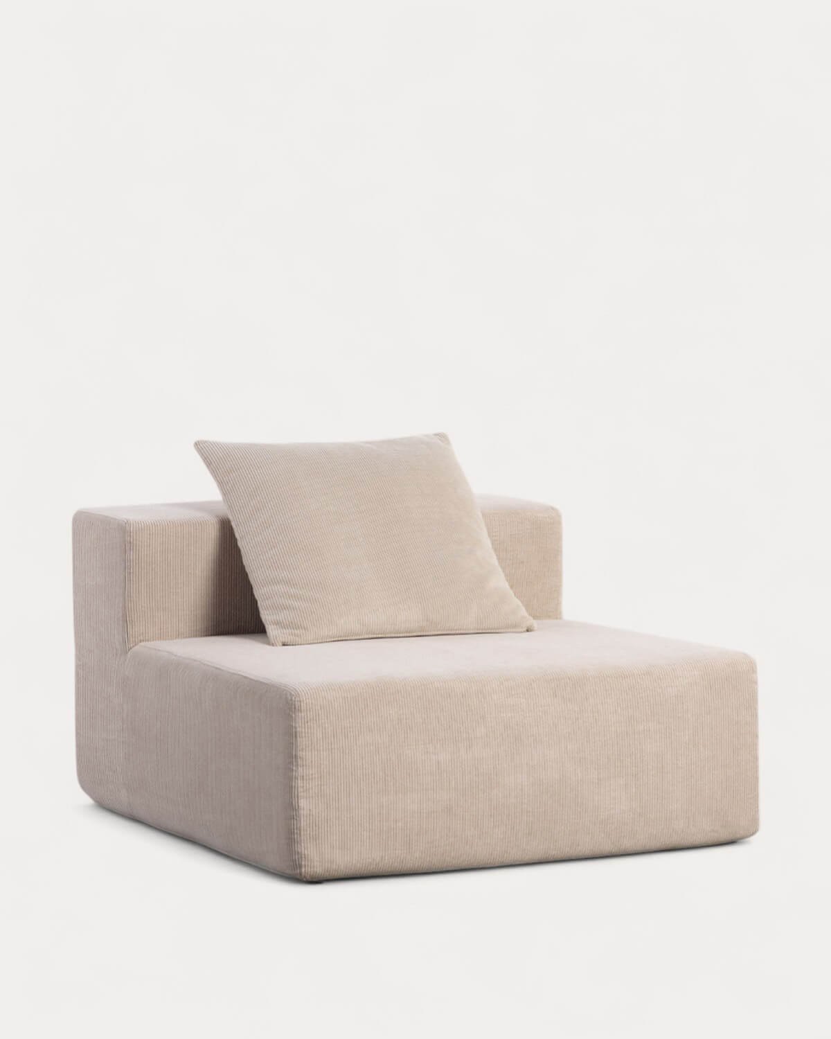 2 Stück Ecksofa und Sessel mit Cord-Puff vakuumverpackt Grecia, Galeriebild 5