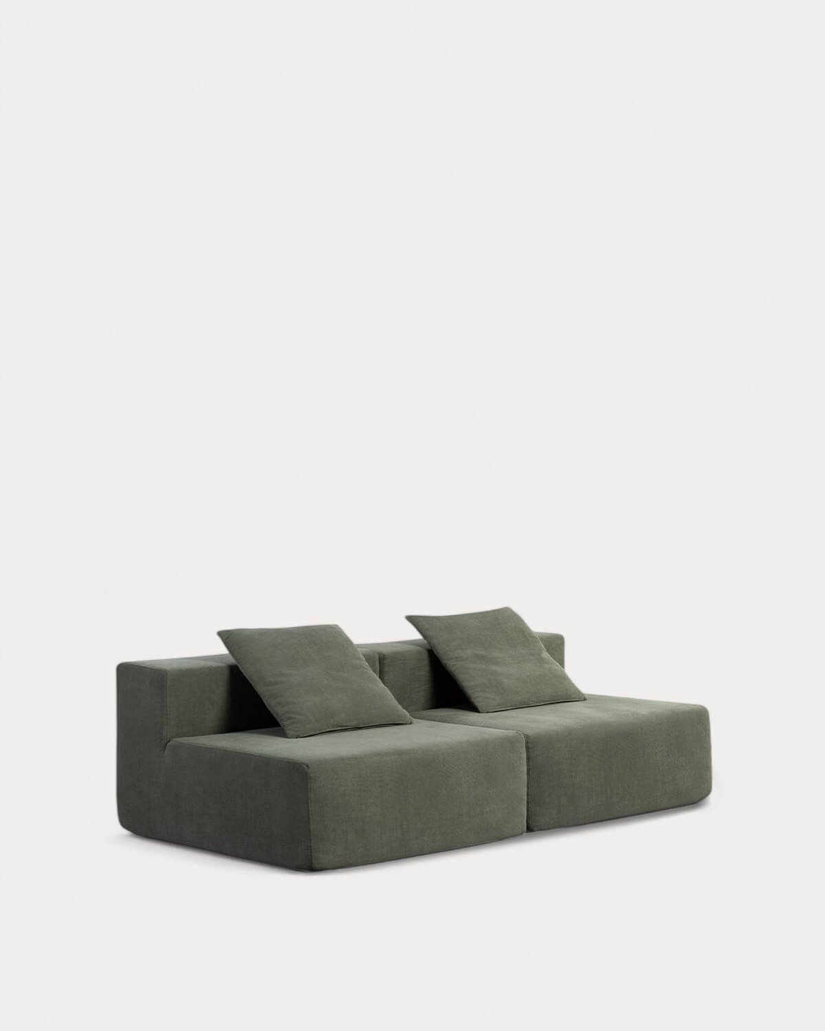 2 Stück Cord-Sofa vakuumverpackt Grecia, Galeriebild 1