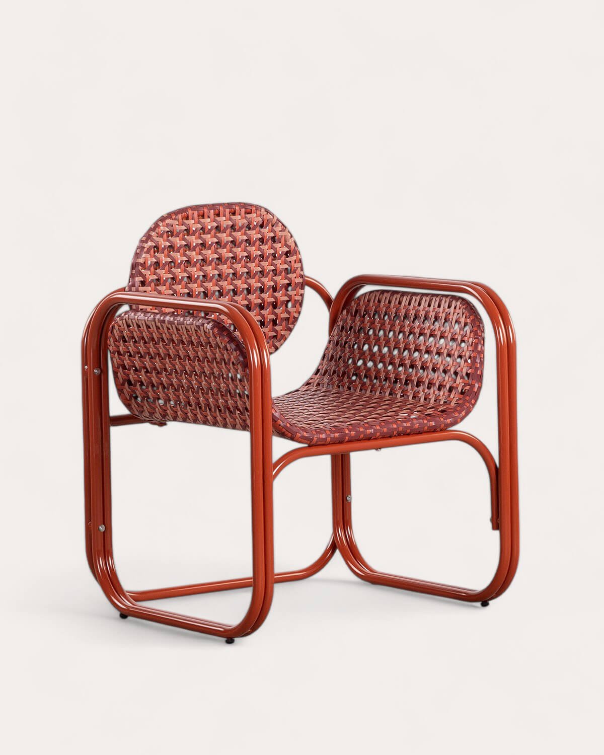Sessel mit Aluminium-Armlehnen und synthetischem Rattan Roys, Galeriebild 1