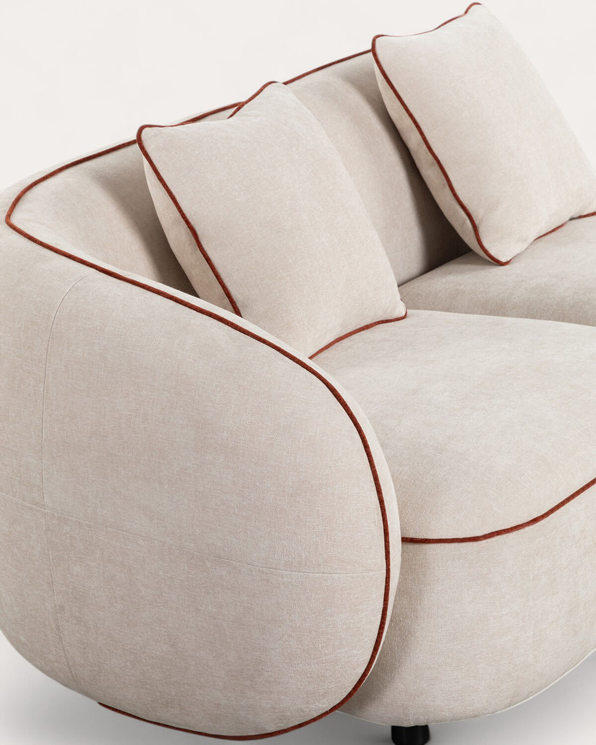 Modulares 2-teiliges Ecksofa mit Ilham-Stoffsessel, Galeriebild 5