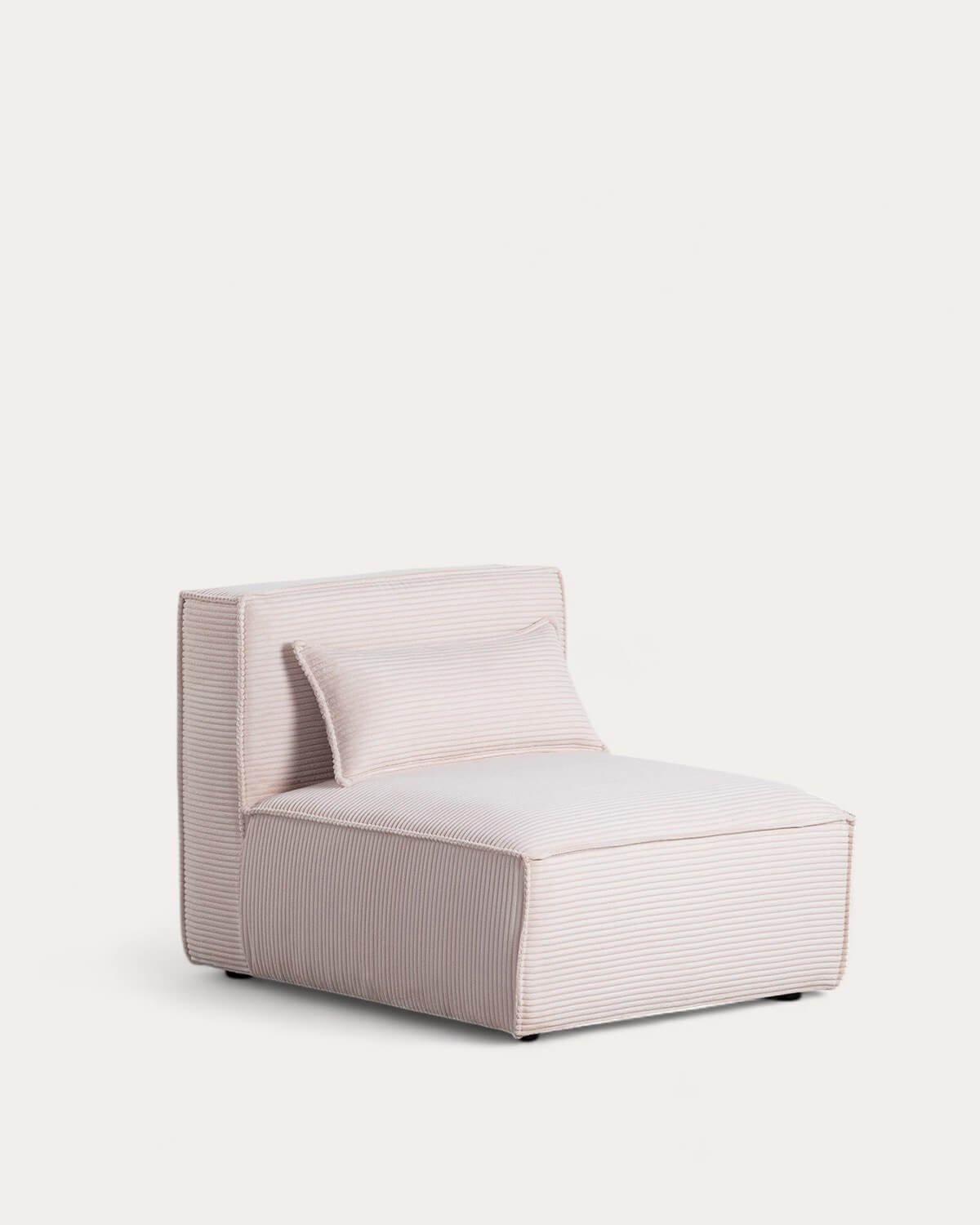 Modulares 2er-Sofa aus Dickem Kord-Kilhe, Galeriebild 2