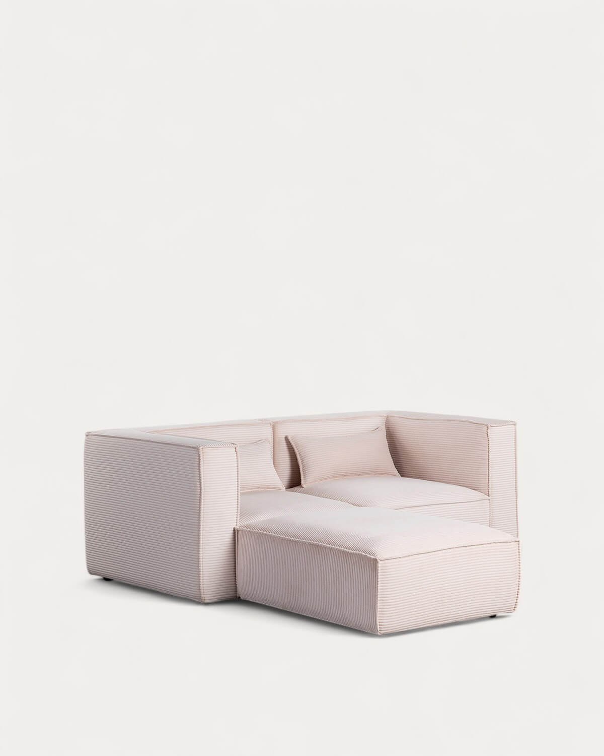Modulares Ecksofa 2-tlg. mit Dickem Kordbezug Kilhe, Galeriebild 1