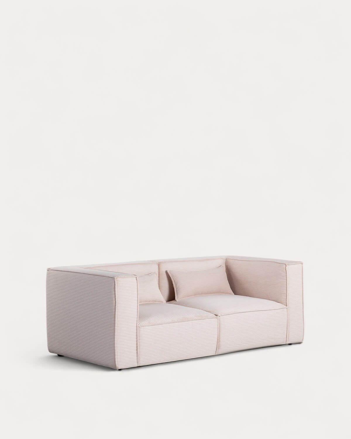 Modulares Ecksofa, 2-Teilig, aus Dickem Kord Kilhe , Galeriebild 1