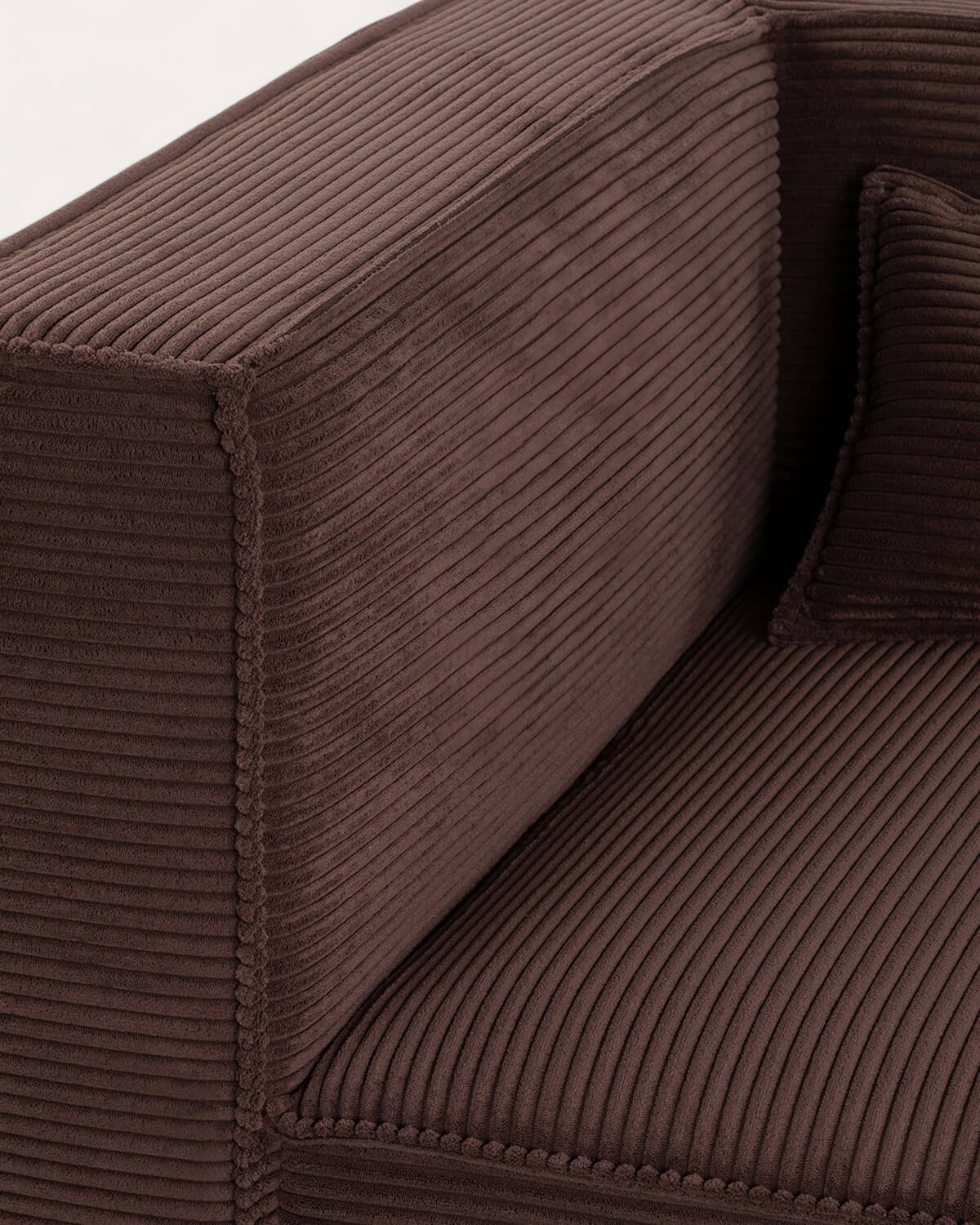 Modulares Ecksofa, 2-Teilig, aus Dickem Kord Kilhe , Galeriebild 5