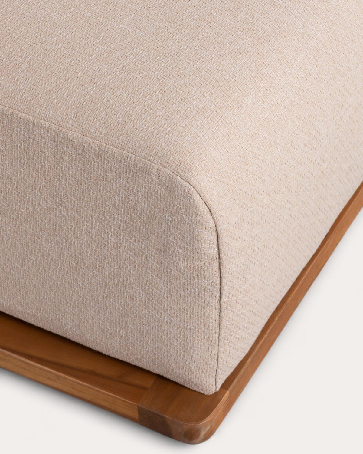 3-Sitzer-Gartensofa Hazan aus Akazienholz mit Stoffkissen, Galeriebild 8