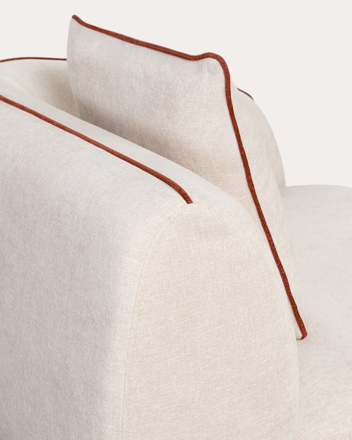 Ilham Stoff-Sesselmodul für die rechte Ecke für Sofa, Galeriebild 4