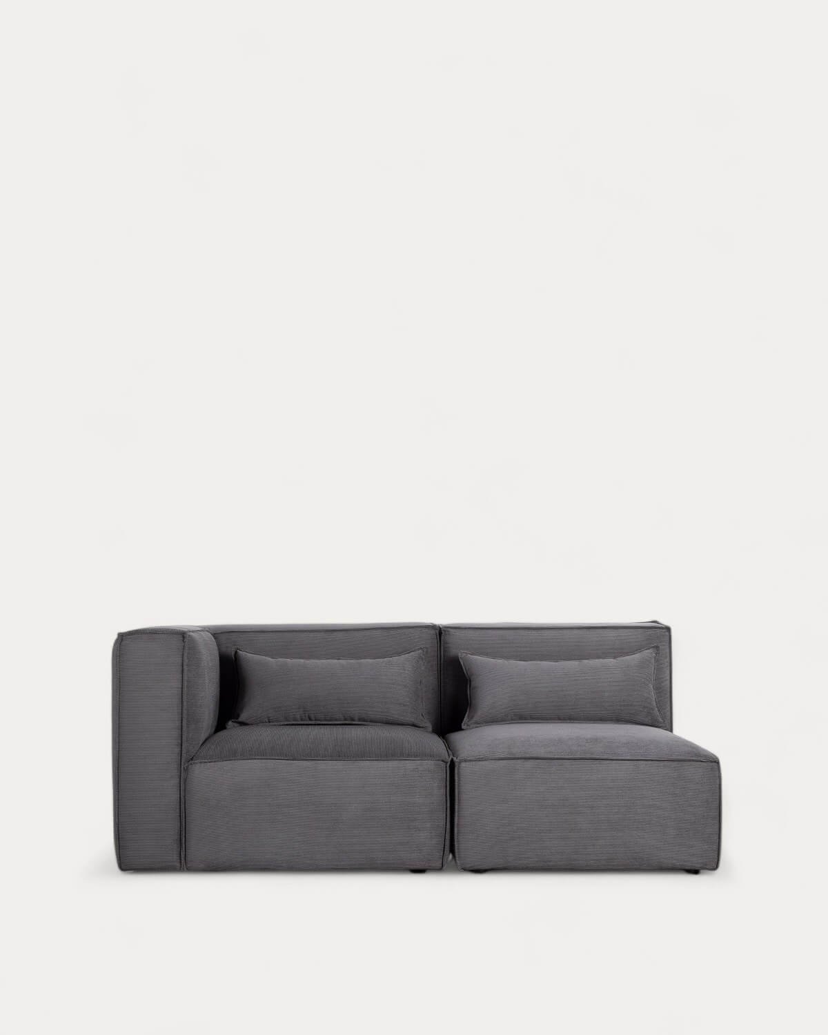 Modulare Ecksofas 2-Teilig aus Kord Kilhe