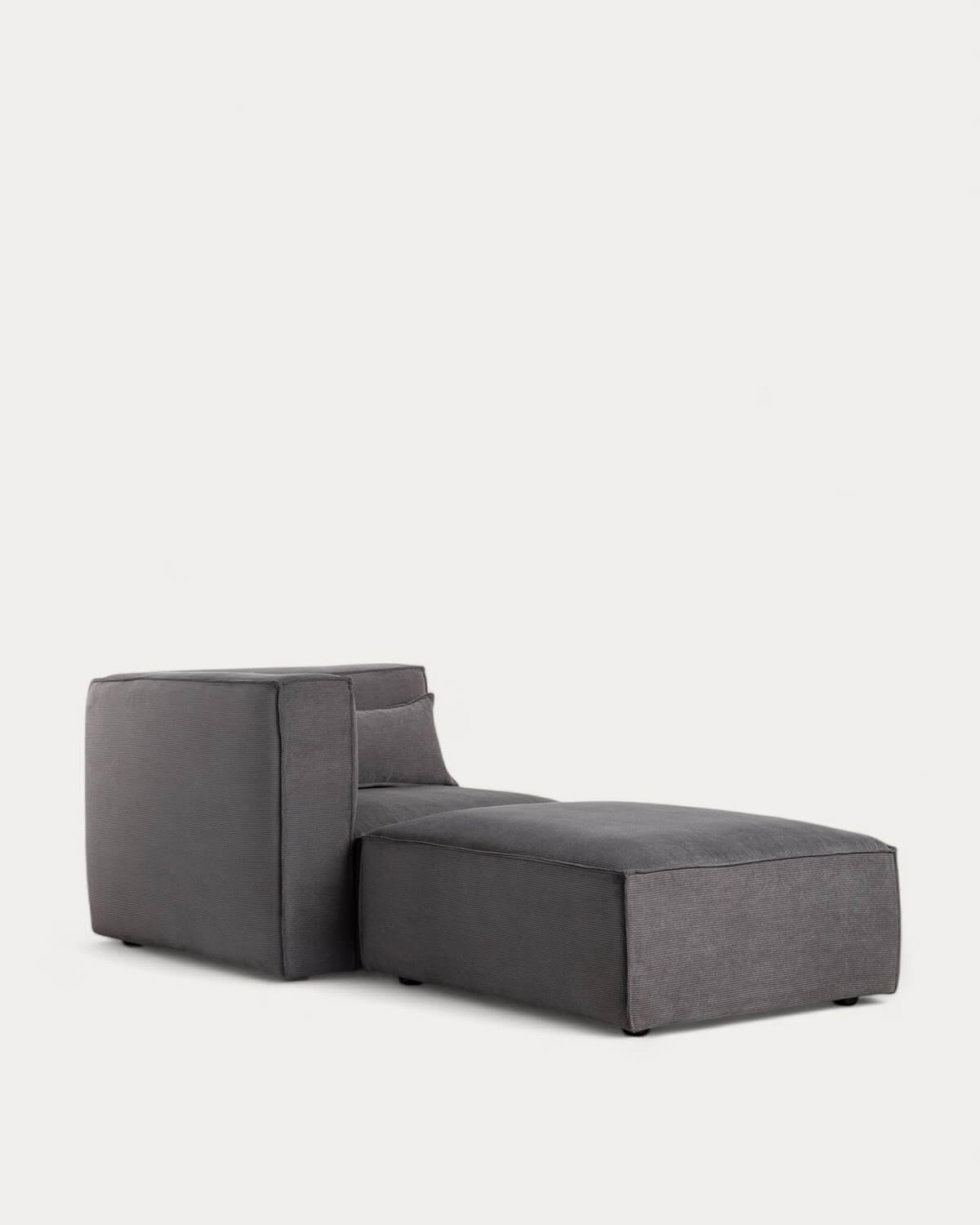 Modularer Ecksessel mit Puff aus Kord Kilhe, Galeriebild 1