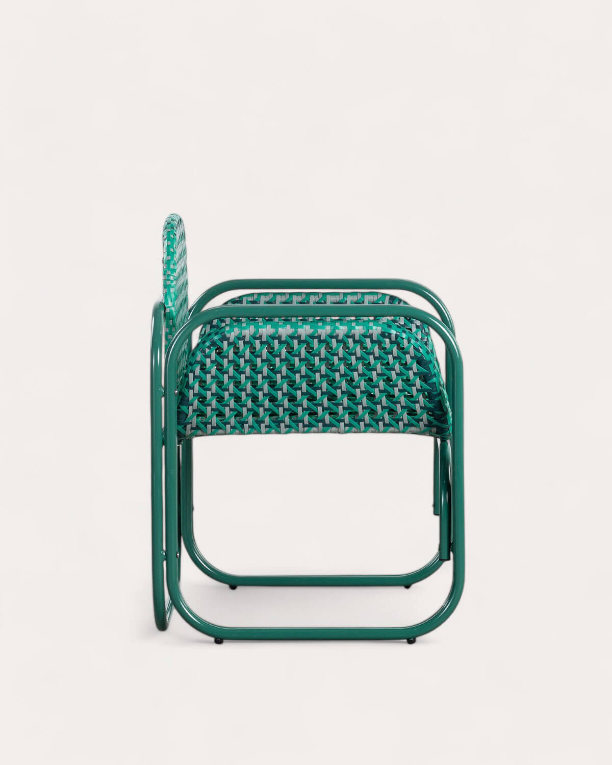 Pack Sie 2 Sessel mit Armlehnen aus Aluminium und Synthetischem Rattan Roys, Galeriebild 4