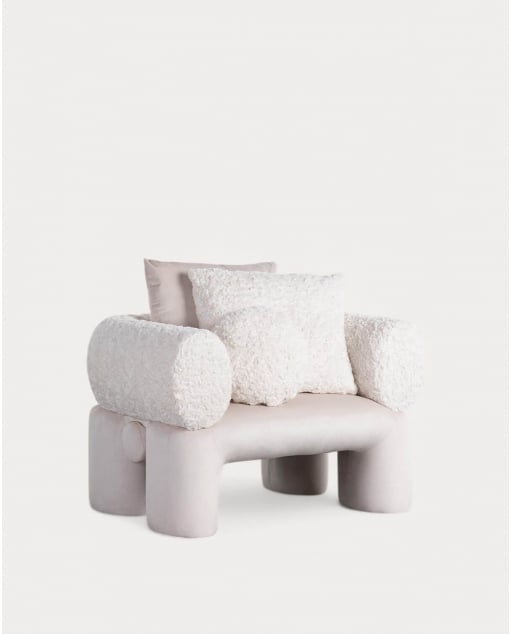 Sulli Hybrid-Sessel aus Stoff