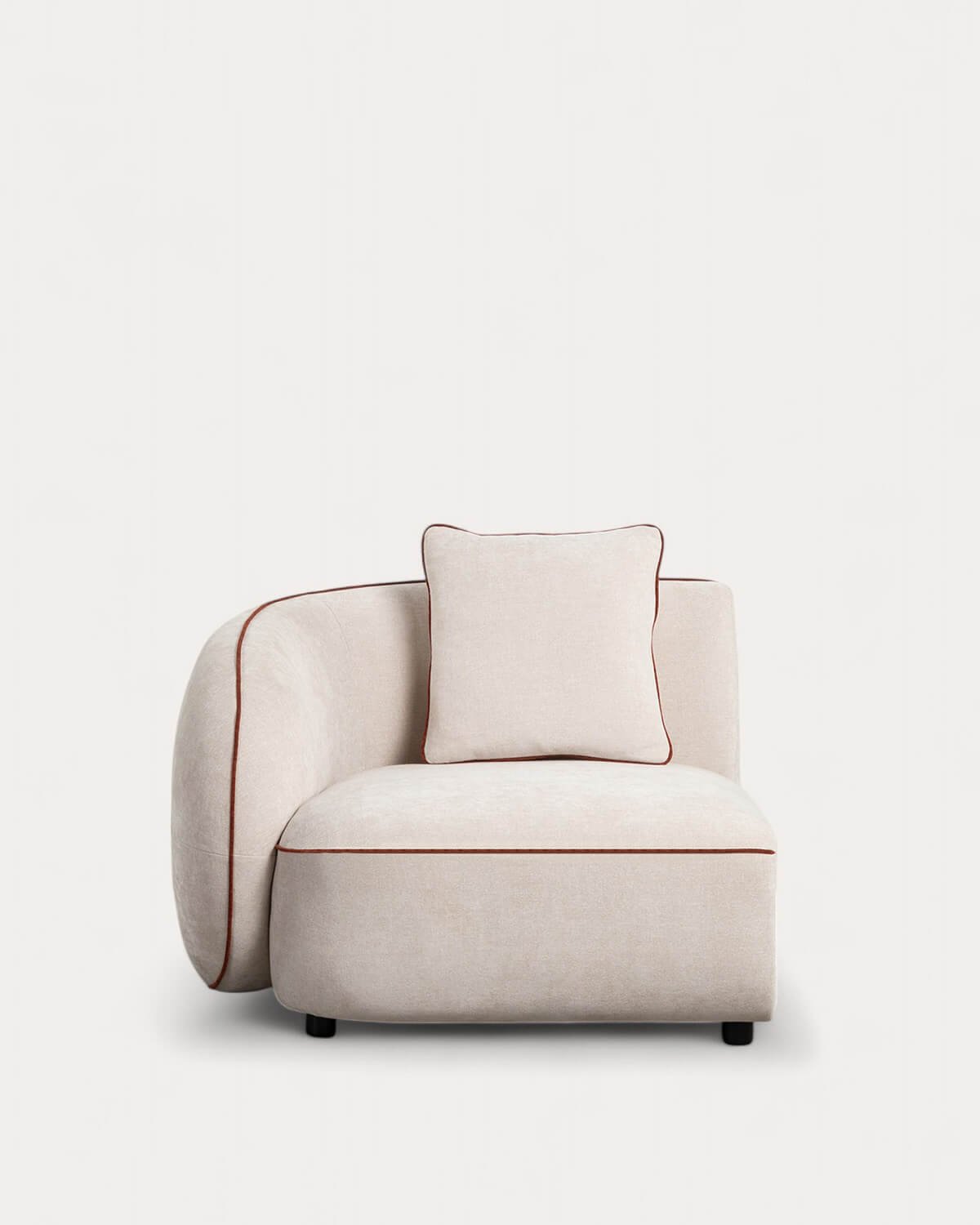 Linkes Stoff-Ecksesselmodul für Ilham-Sofa