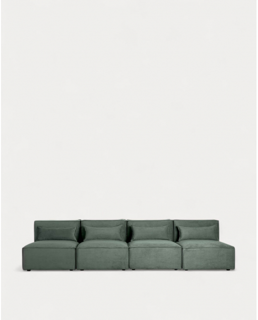 Modulares Sofa 4-teilig aus Cord Kilhe - Kord -Grün Grove